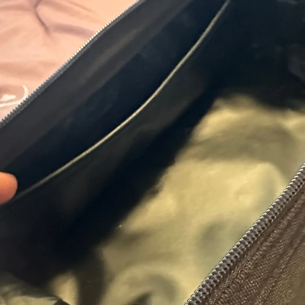 BEIS Black Two-Zip Travel Cosmetic Bag